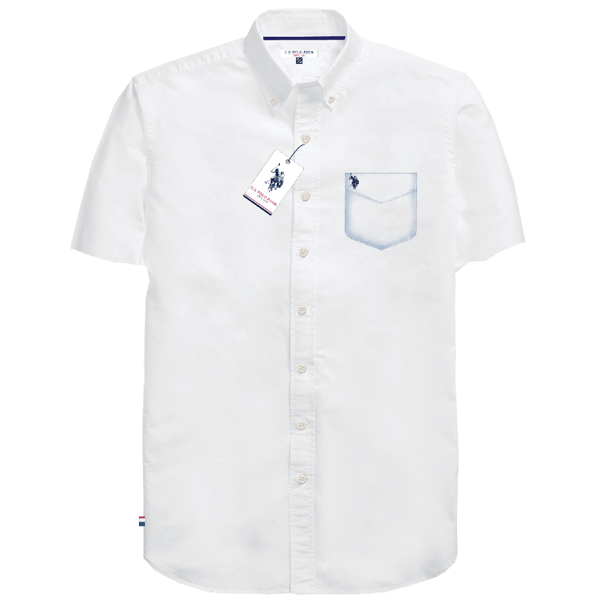 Camisa Manga Corta Hombre Unicolor