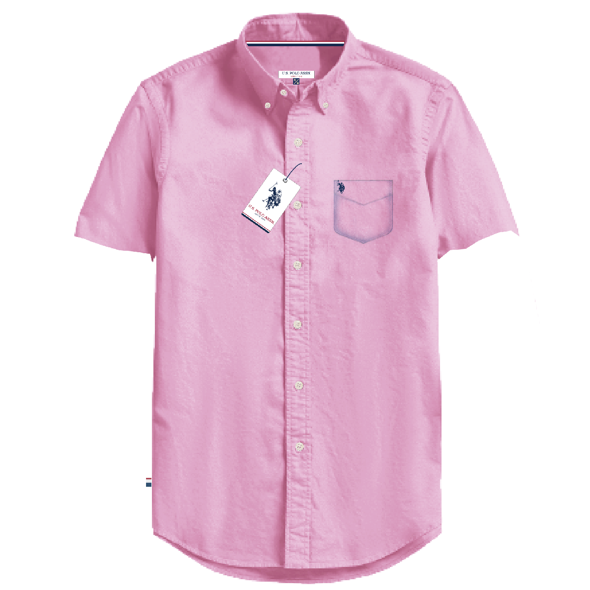 Camisa Manga Corta Hombre Unicolor