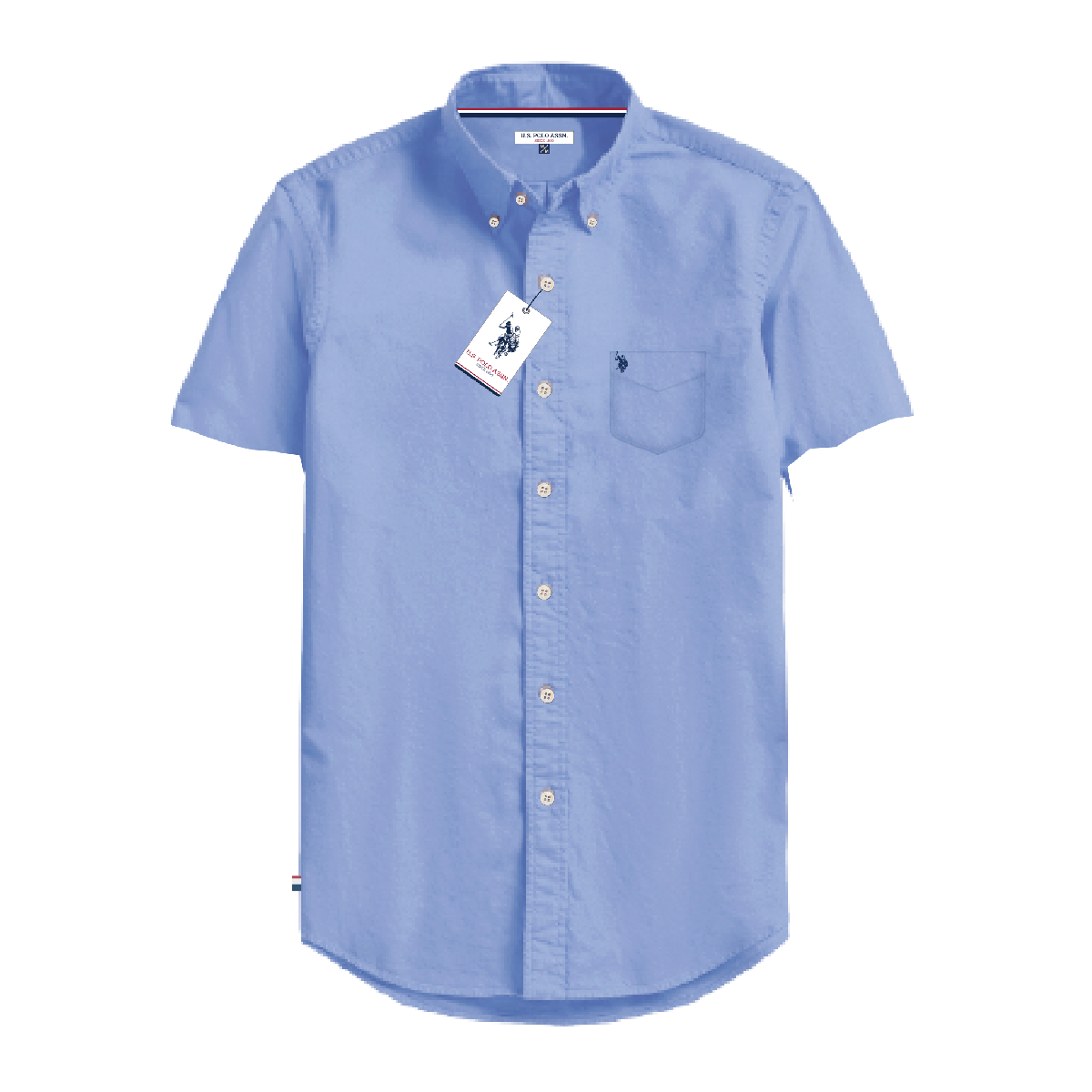 Camisa Manga Corta Hombre Unicolor