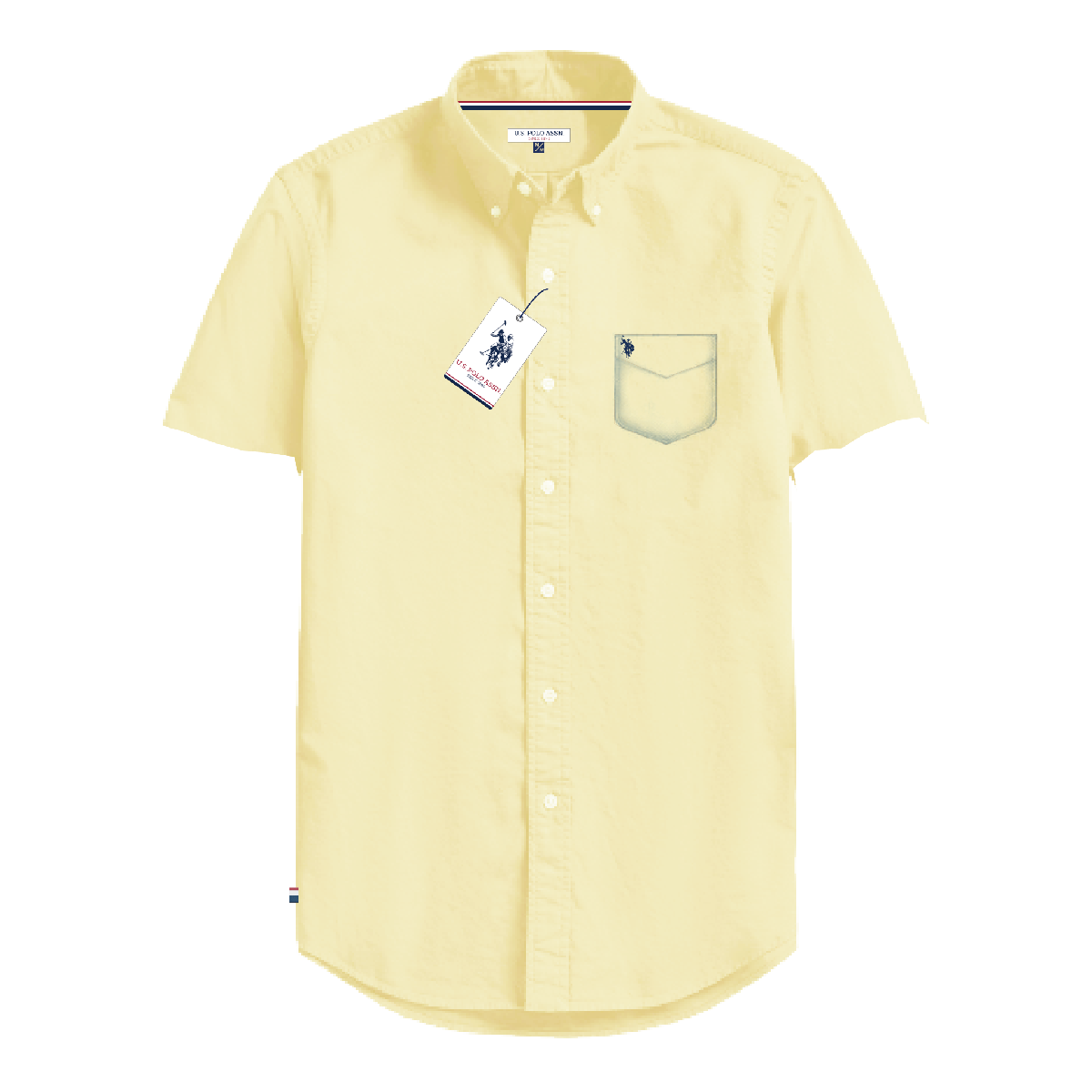 Camisa Manga Corta Hombre Unicolor