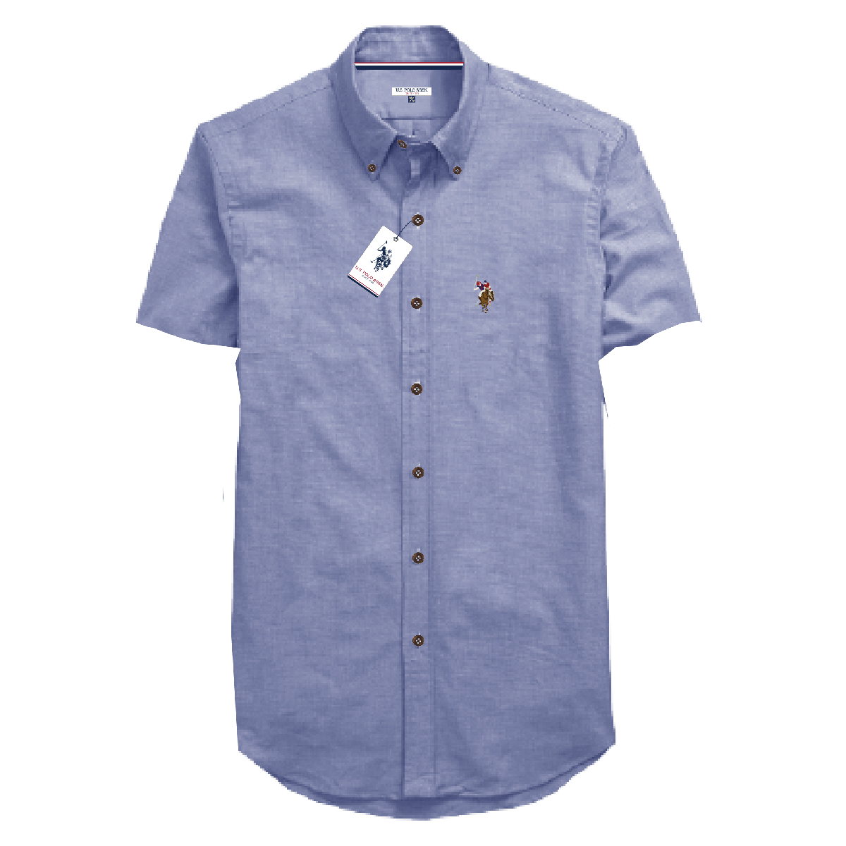 Camisa Manga Corta Hombre Unicolor