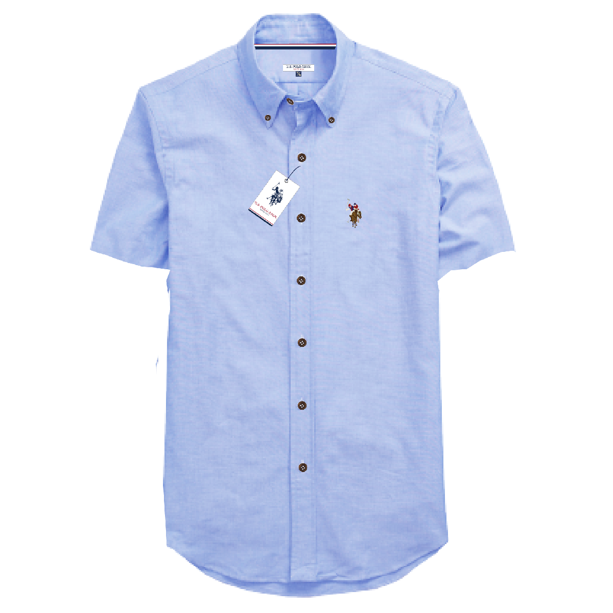 Camisa Manga Corta Hombre Unicolor