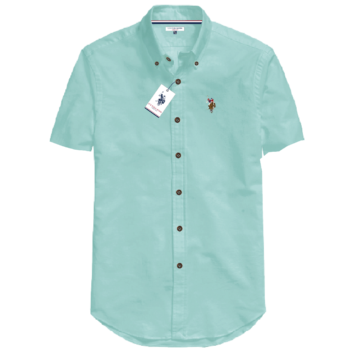 Camisa Manga Corta Hombre Unicolor