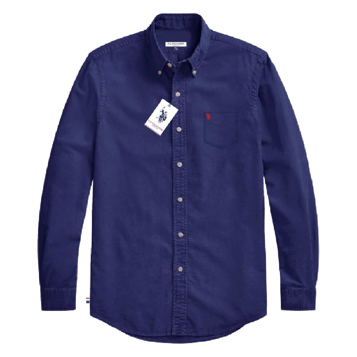 Camisa Manga Larga Hombre Unicolor