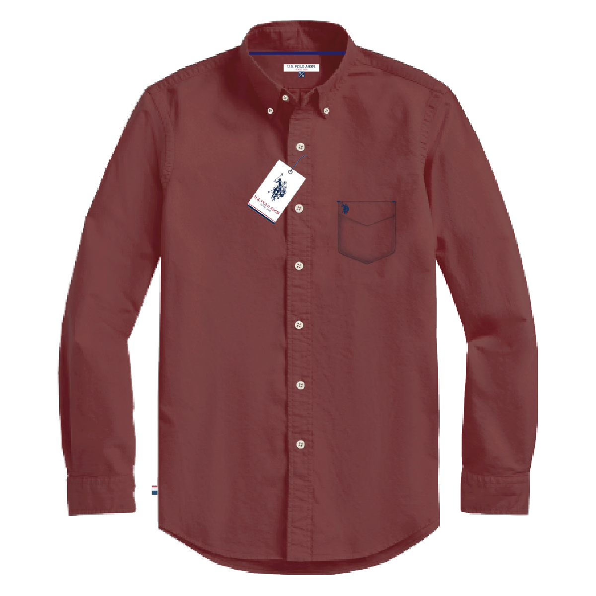 Camisa Manga Larga Hombre Unicolor