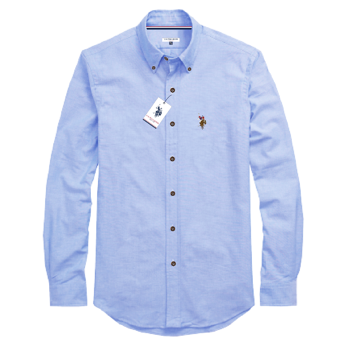 Camisa Manga Larga Hombre Unicolor