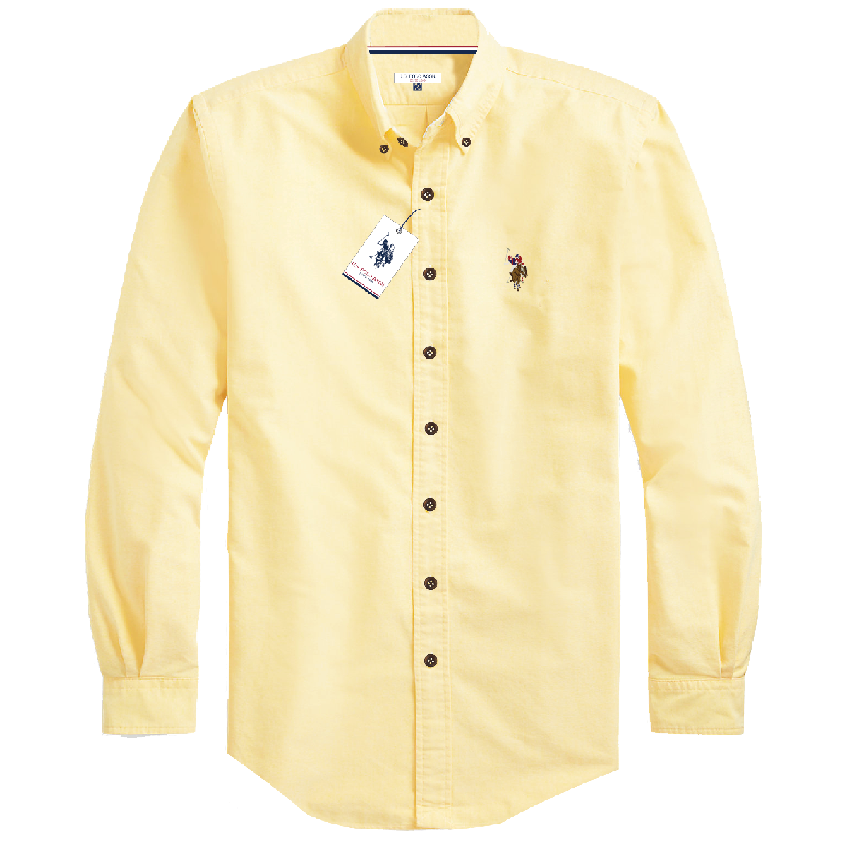 Camisa Manga Larga Hombre Unicolor