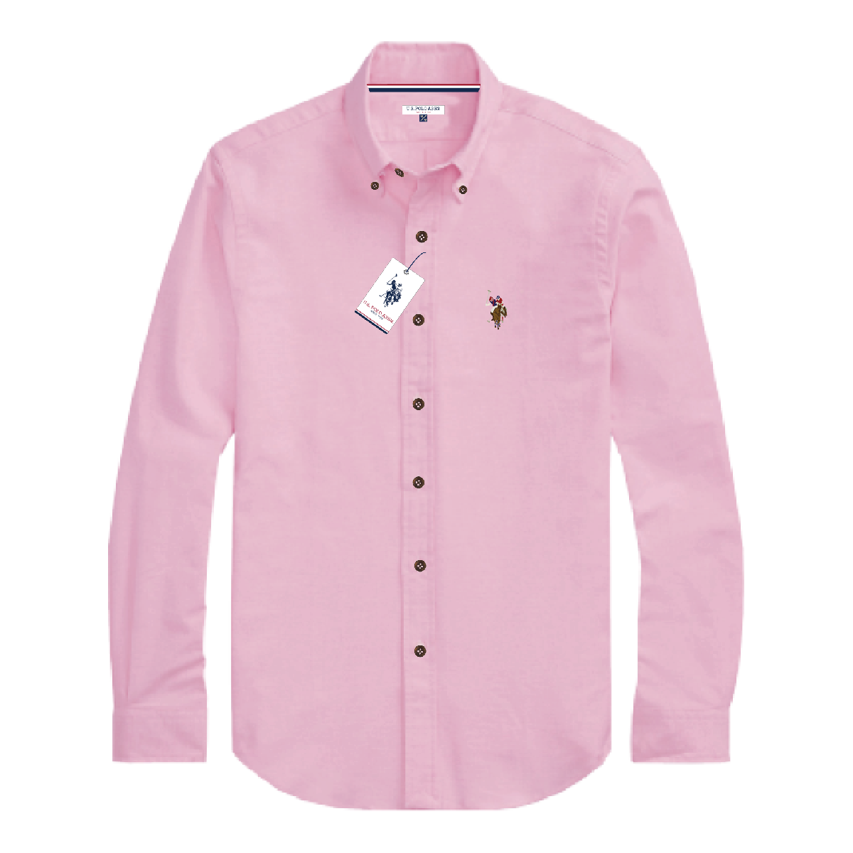 Camisa Manga Larga Hombre Unicolor