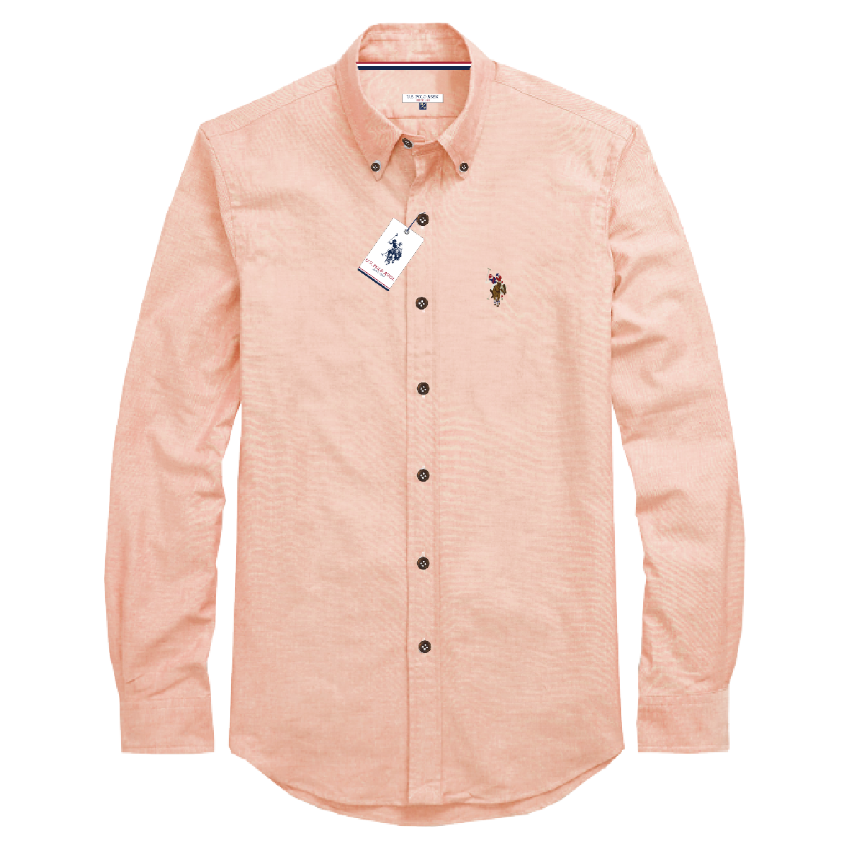 Camisa Manga Larga Hombre Unicolor