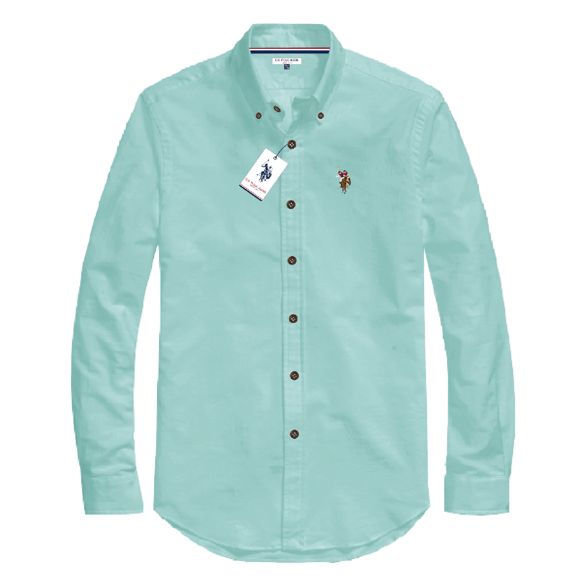 Camisa Manga Larga Hombre Unicolor