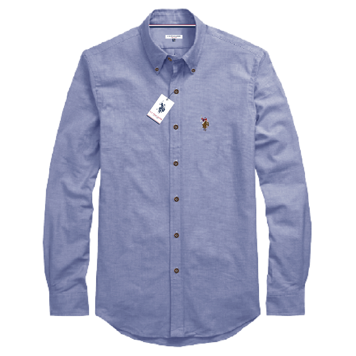 Camisa Manga Larga Hombre Unicolor