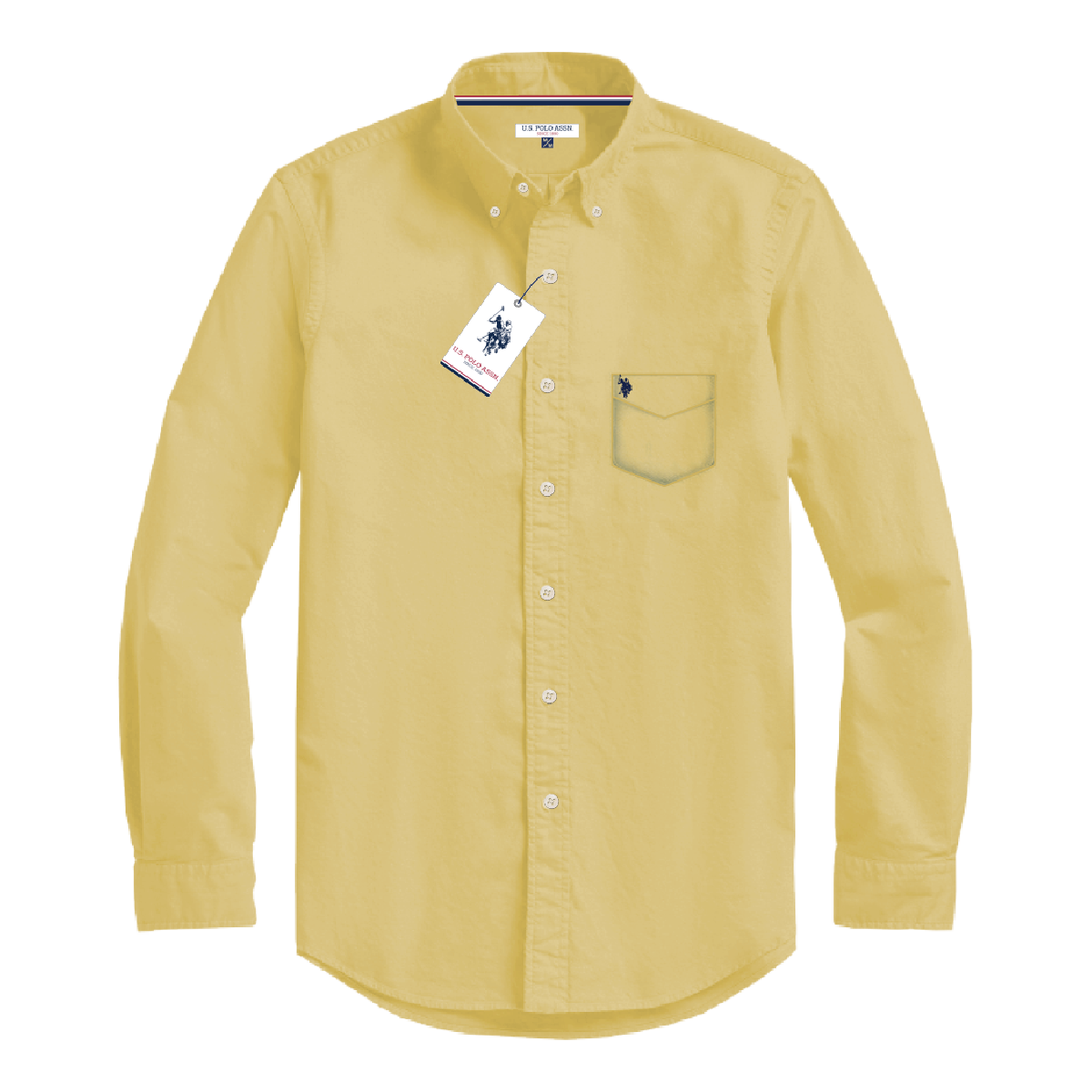 Camisa Manga Larga Hombre Unicolor