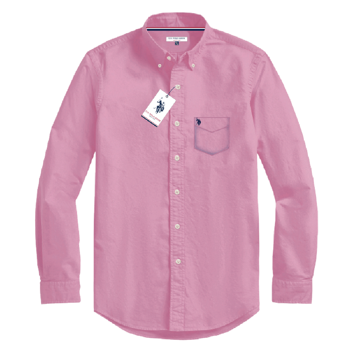 Camisa Manga Larga Hombre Unicolor