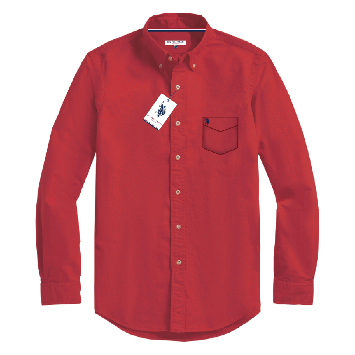 Camisa Manga Larga Hombre Unicolor