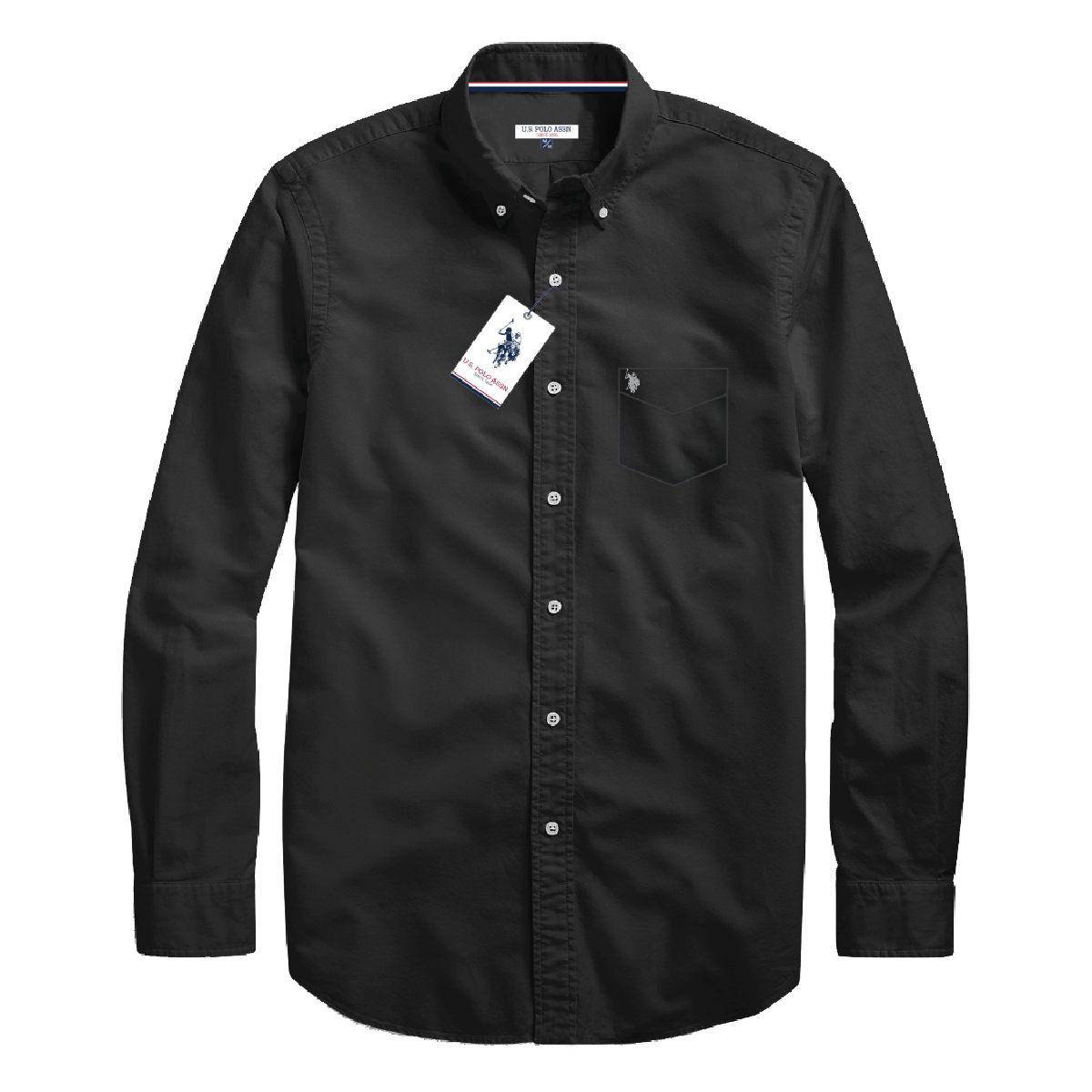 Camisa Manga Larga Hombre Unicolor