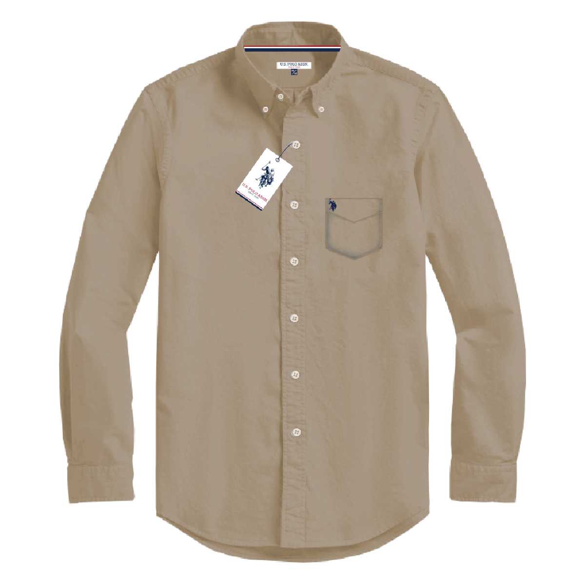 Camisa Manga Larga Hombre Unicolor