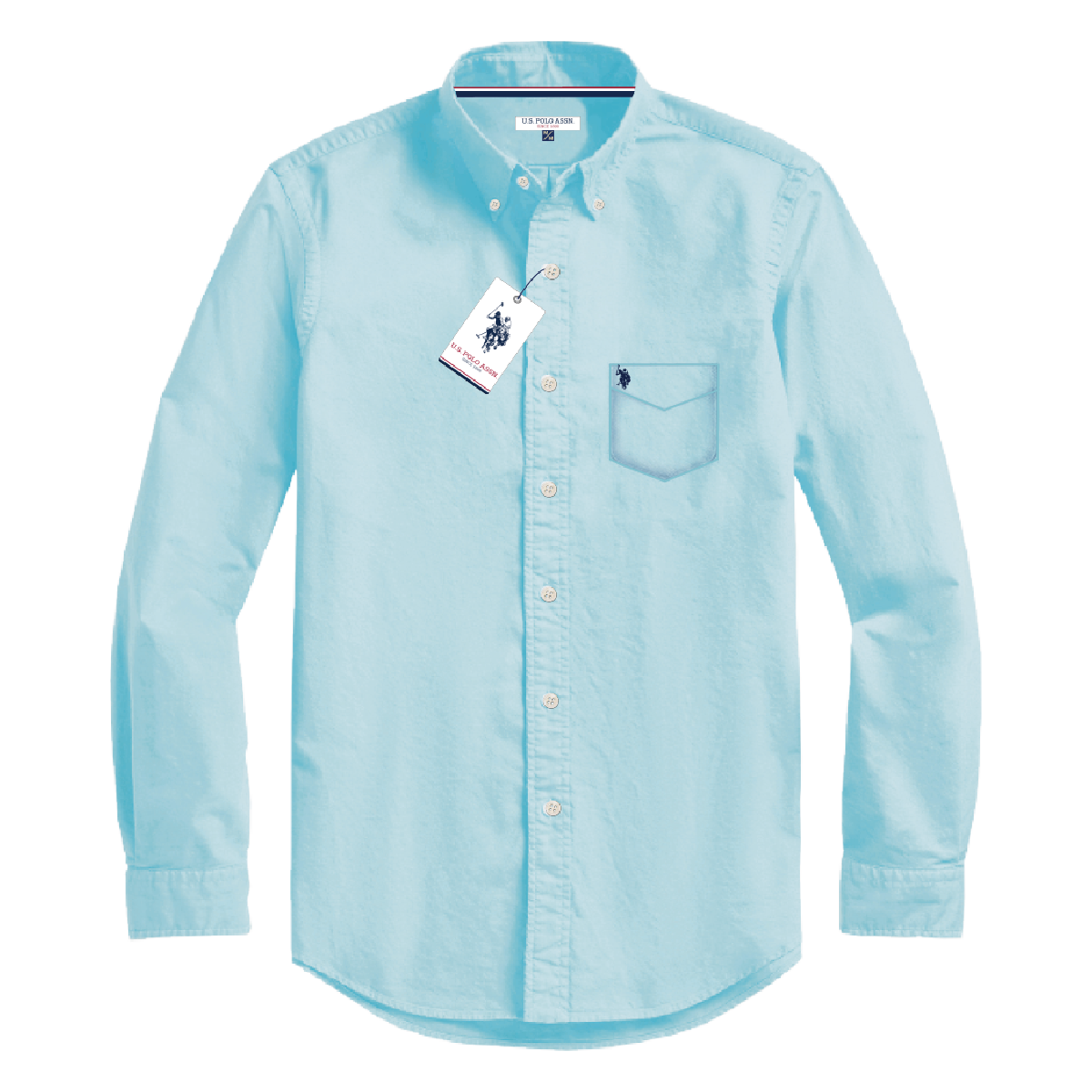 Camisa Manga Larga Hombre Unicolor