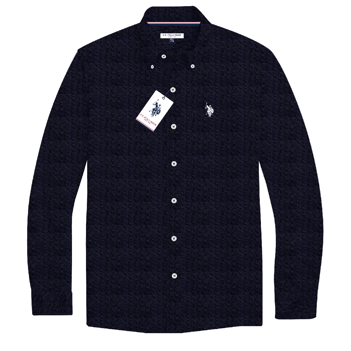 Camisa Manga Larga Hombre Estampada