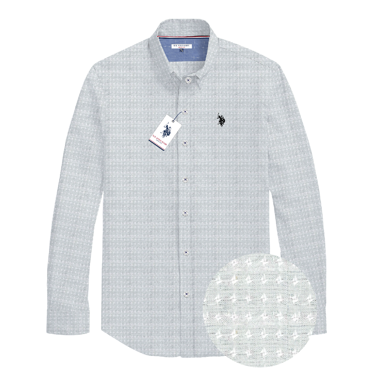 Camisa Manga Larga Hombre Estampada