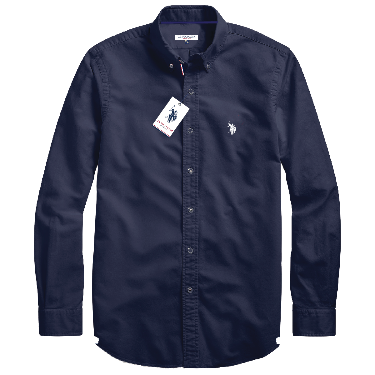 Camisa Manga Larga Hombre Unicolor