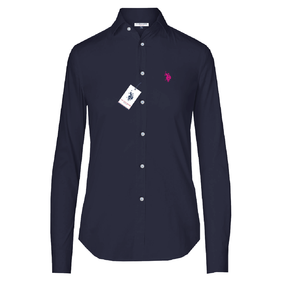 Camisa Manga Larga Mujer Unicolor