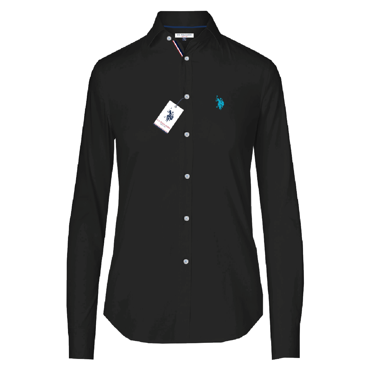 Camisa Manga Larga Mujer Unicolor