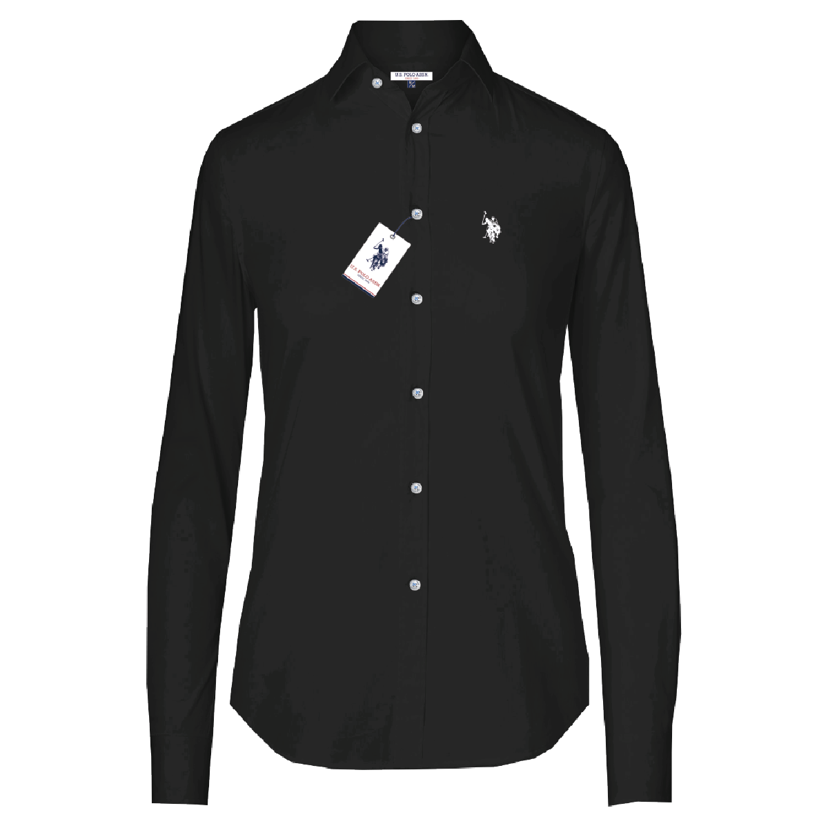 Camisa Manga Larga Mujer Unicolor