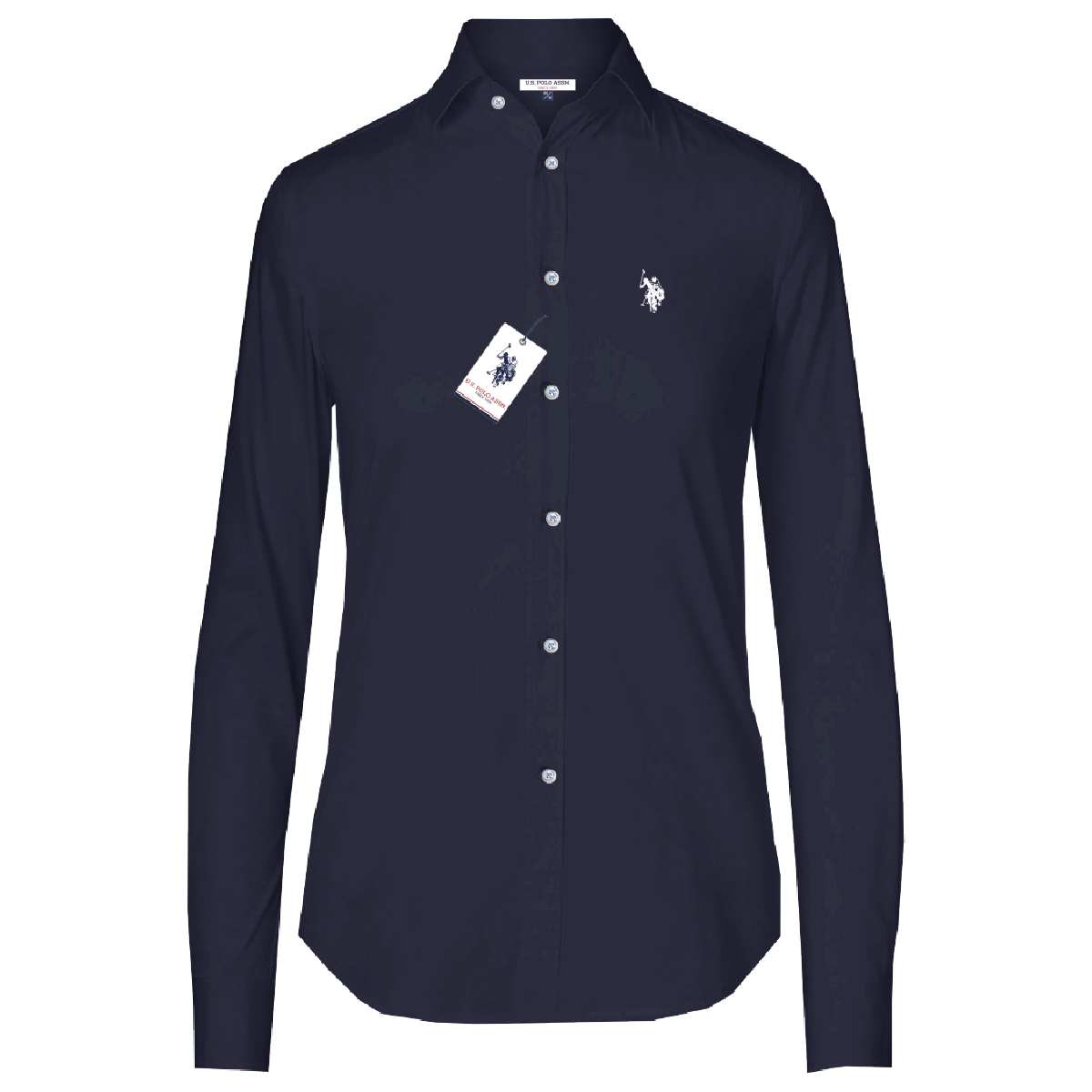 Camisa Manga Larga Mujer Unicolor