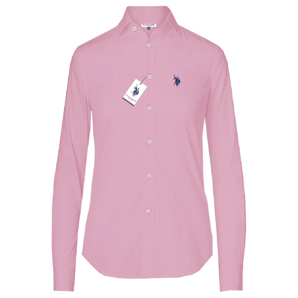 Camisa Manga Larga Mujer Unicolor