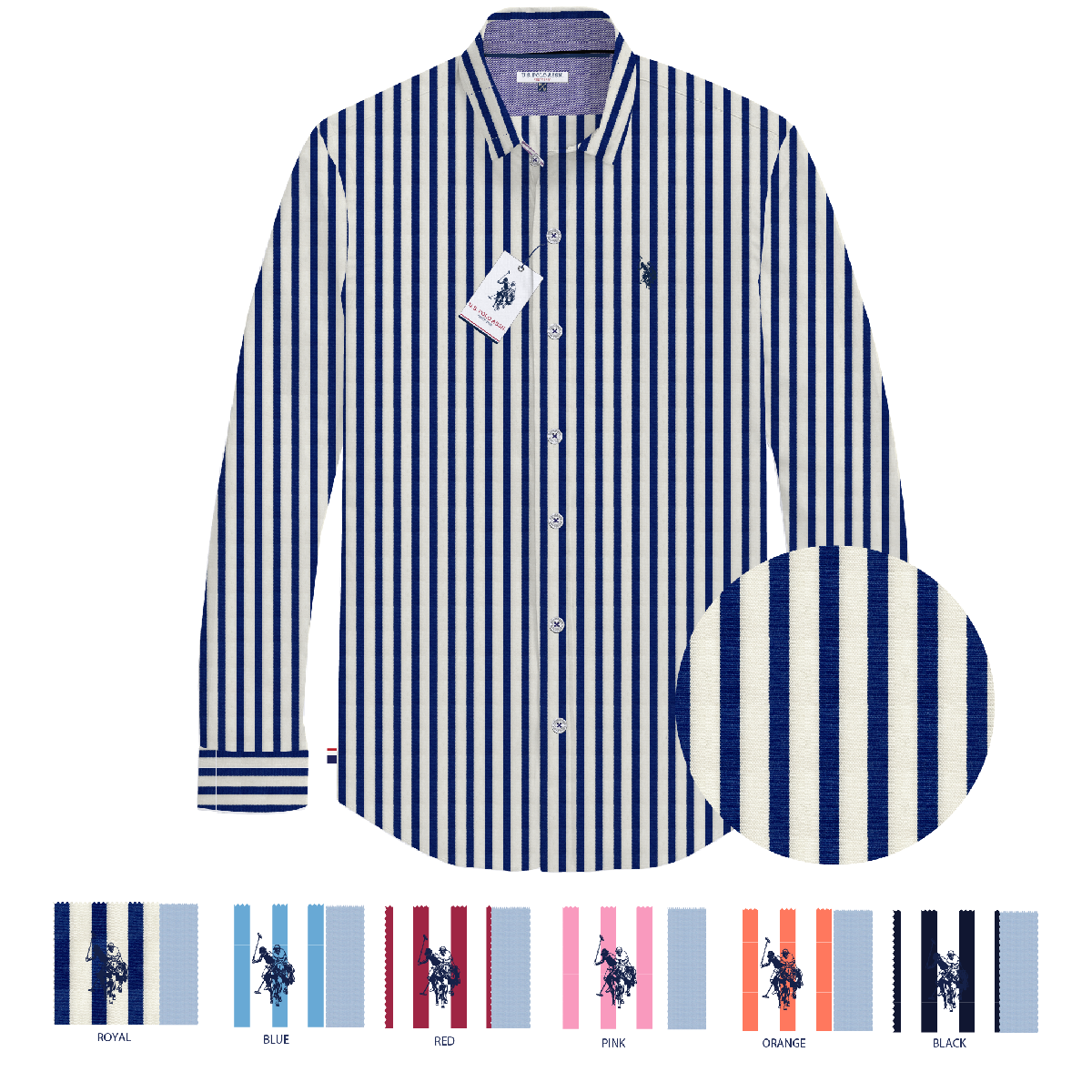 Camisa Manga Larga Hombre Estampada