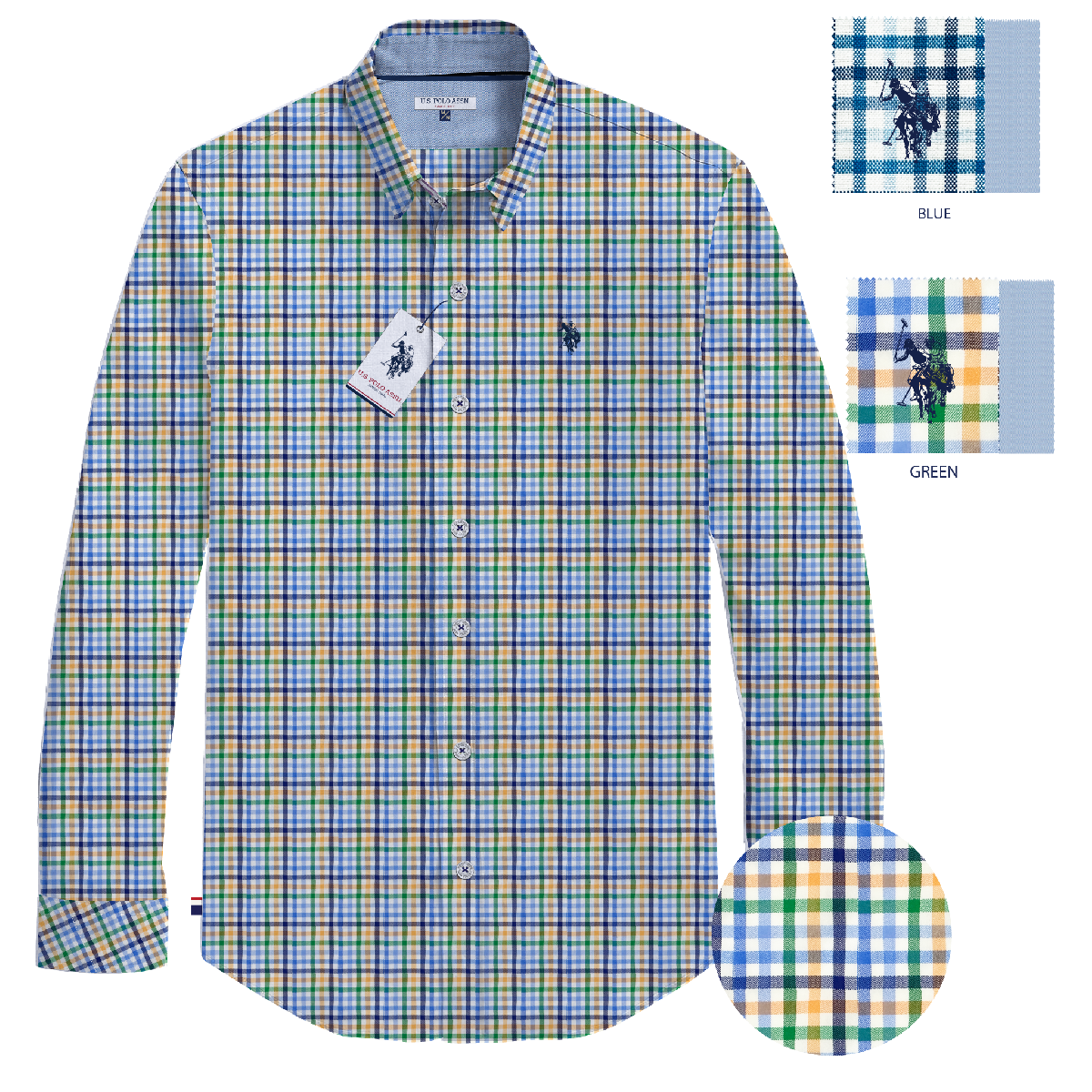 Camisa Manga Larga Hombre Estampada