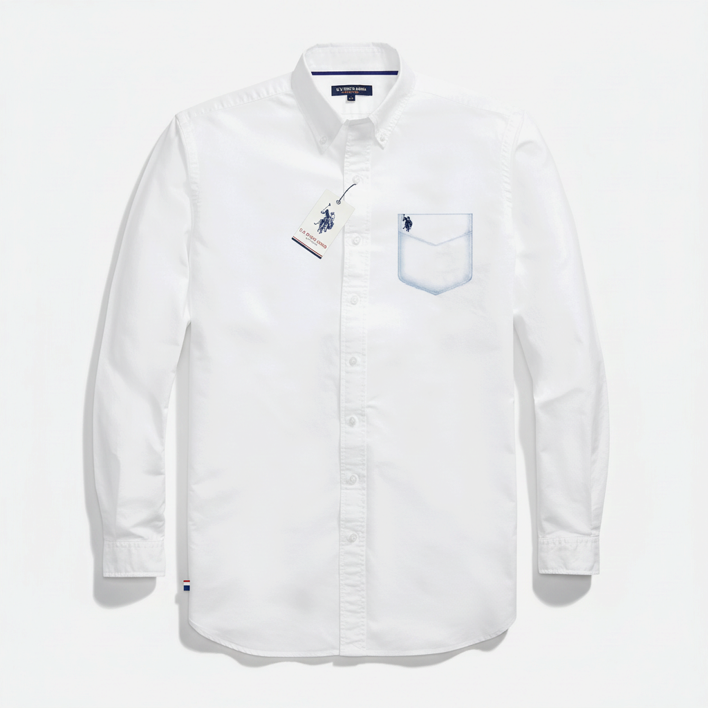 Camisa Manga Larga Hombre Unicolor