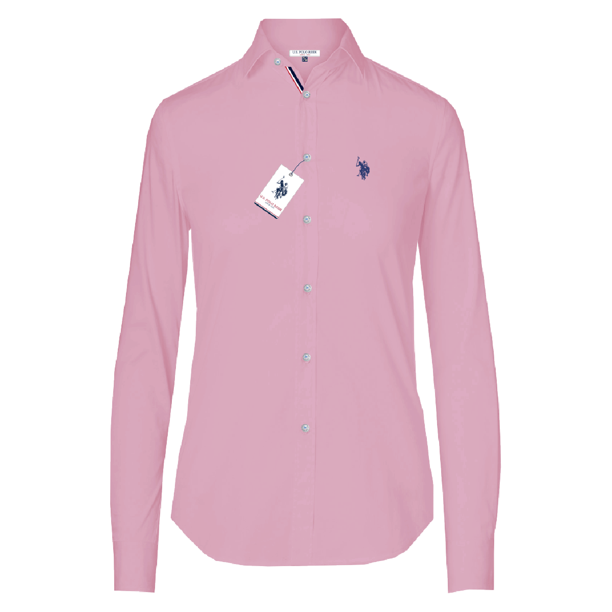 Camisa Manga Larga Mujer Unicolor