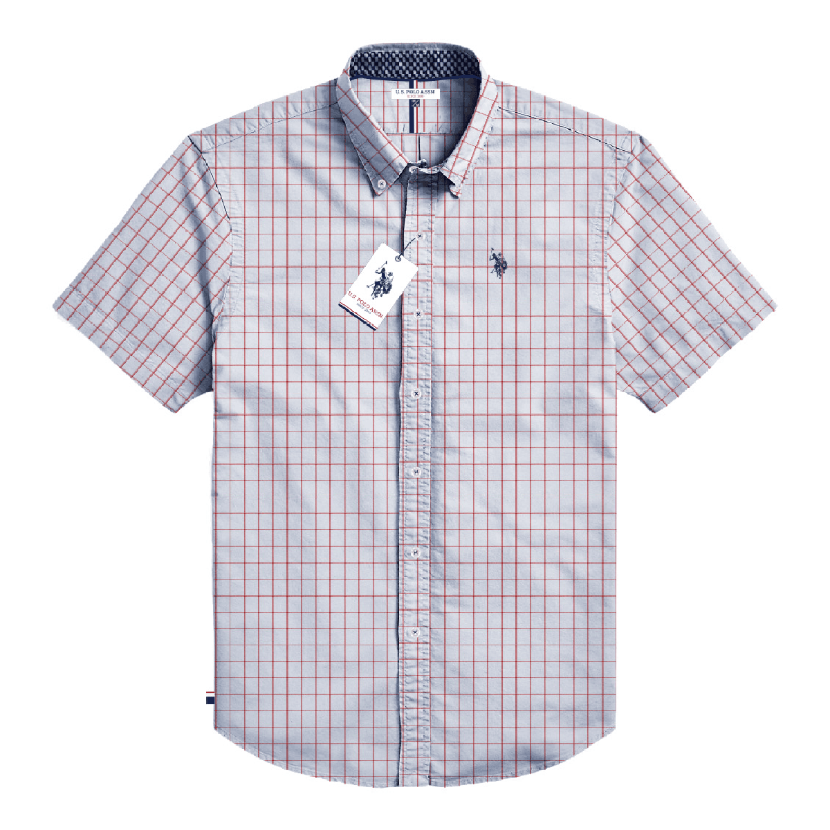 Camisa Manga Corta Hombre Estampada www.treshop.com.co