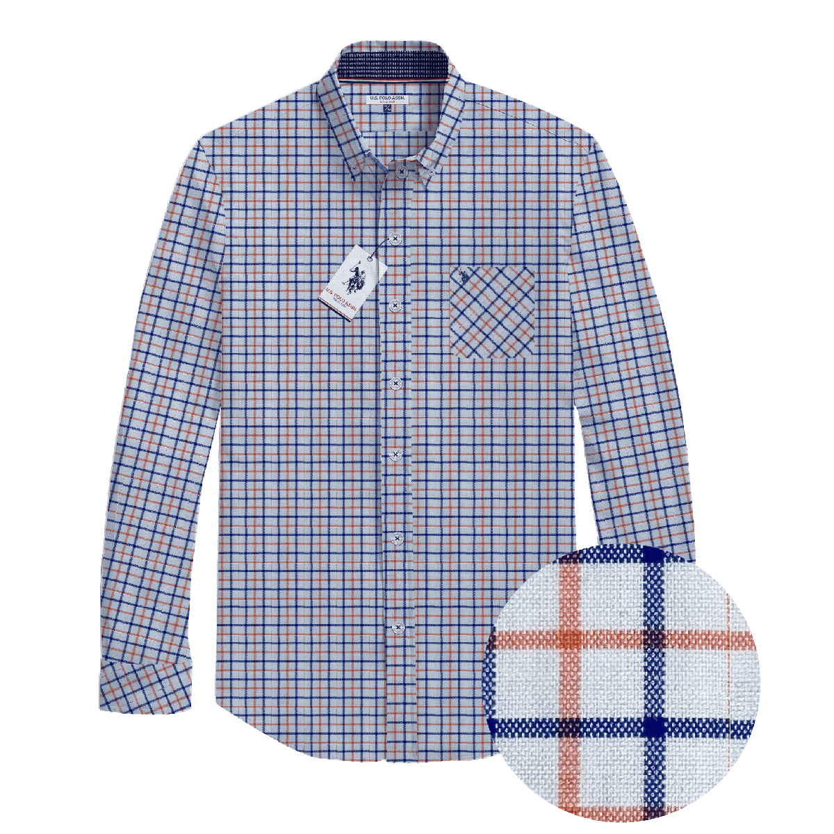 Camisa Manga Larga Hombre Estampada www.treshop.com.co