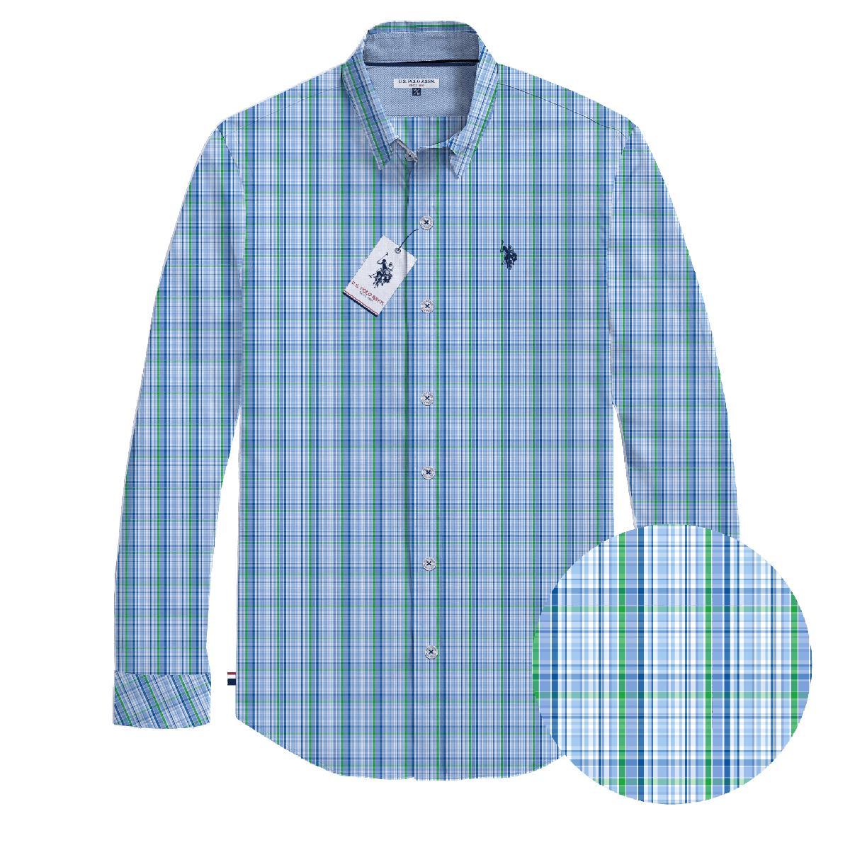 Camisa Manga Larga Hombre Estampada www.treshop.com.co