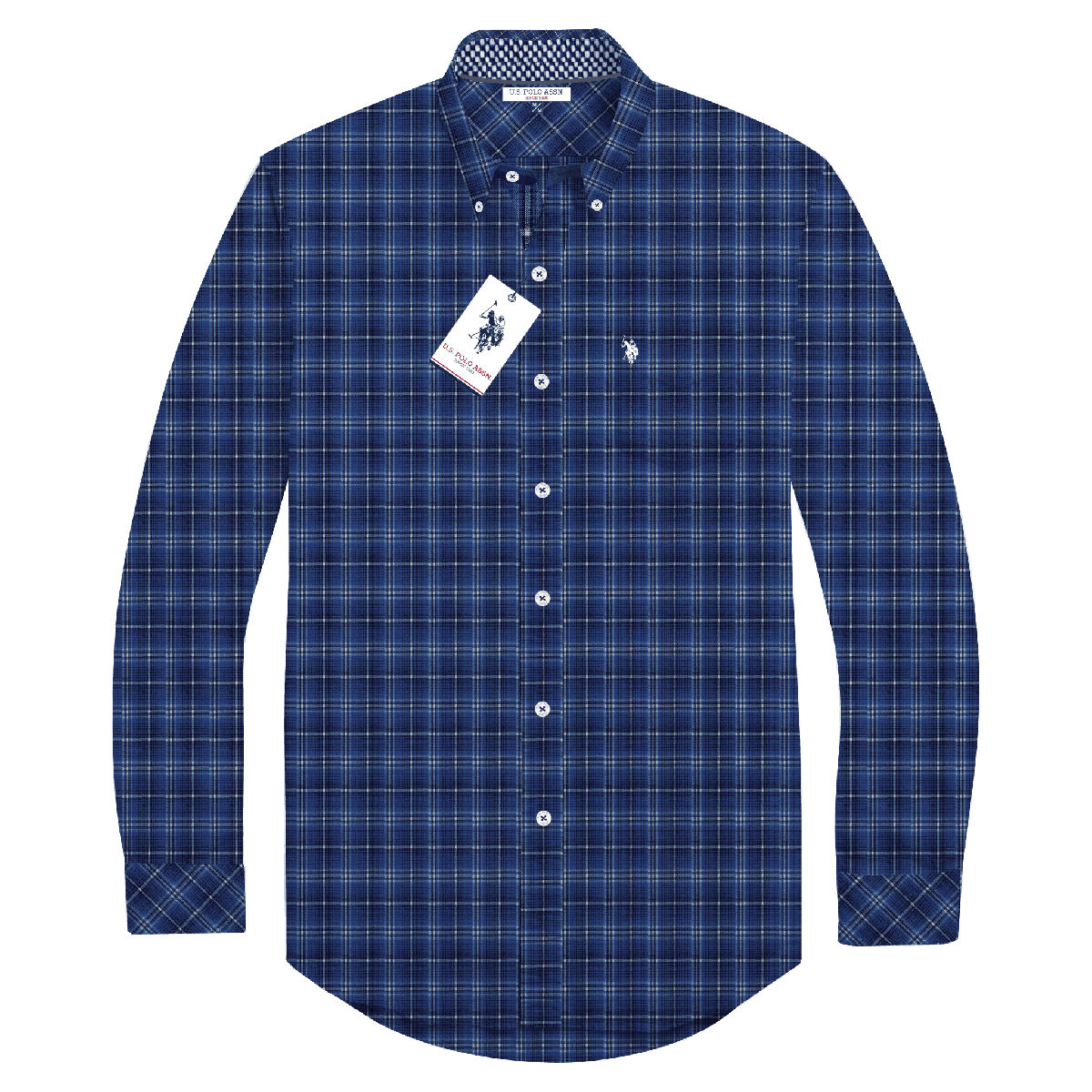 Camisa Manga Larga Hombre Estampada www.treshop.com.co