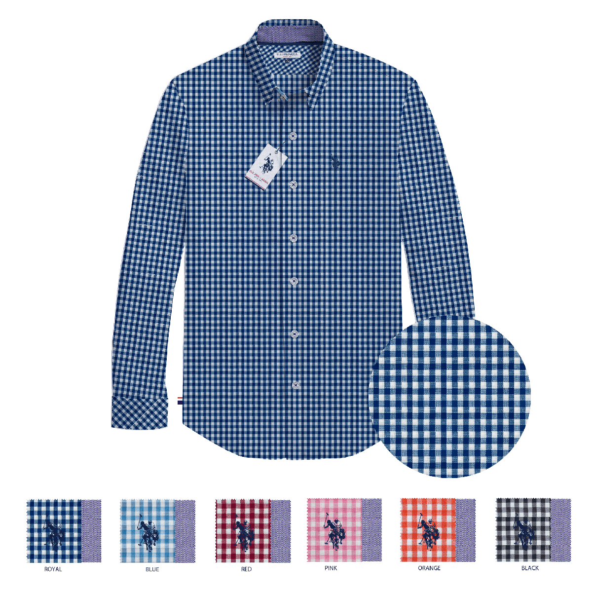 Camisa Manga Larga Hombre Estampada www.treshop.com.co