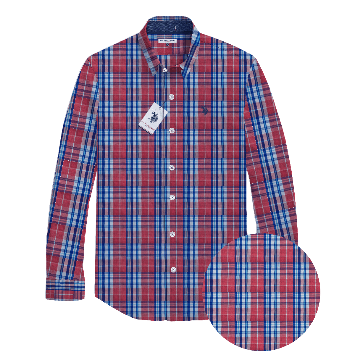 Camisa Manga Larga Hombre Estampada www.treshop.com.co
