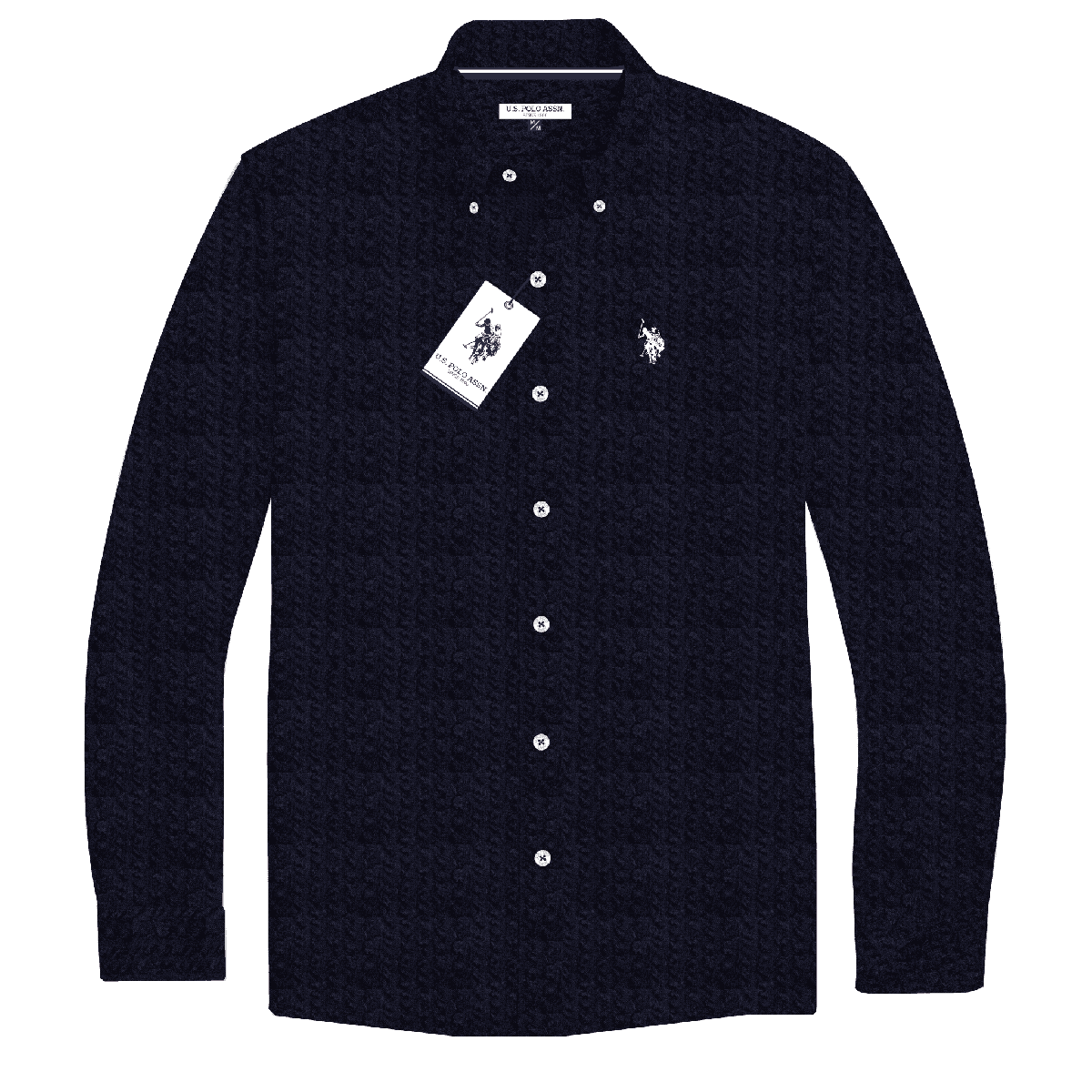 Camisa Manga Larga Hombre Estampada www.treshop.com.co