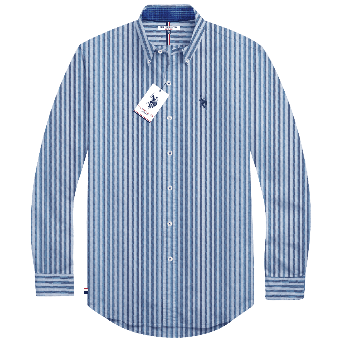 Camisa Manga Larga Hombre Estampada www.treshop.com.co
