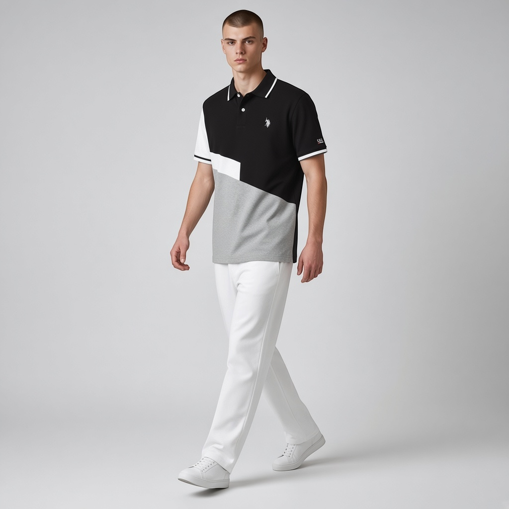 Polo Hombre Estampado Big Size