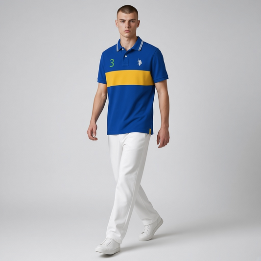 Polo Hombre Estampado Big Size