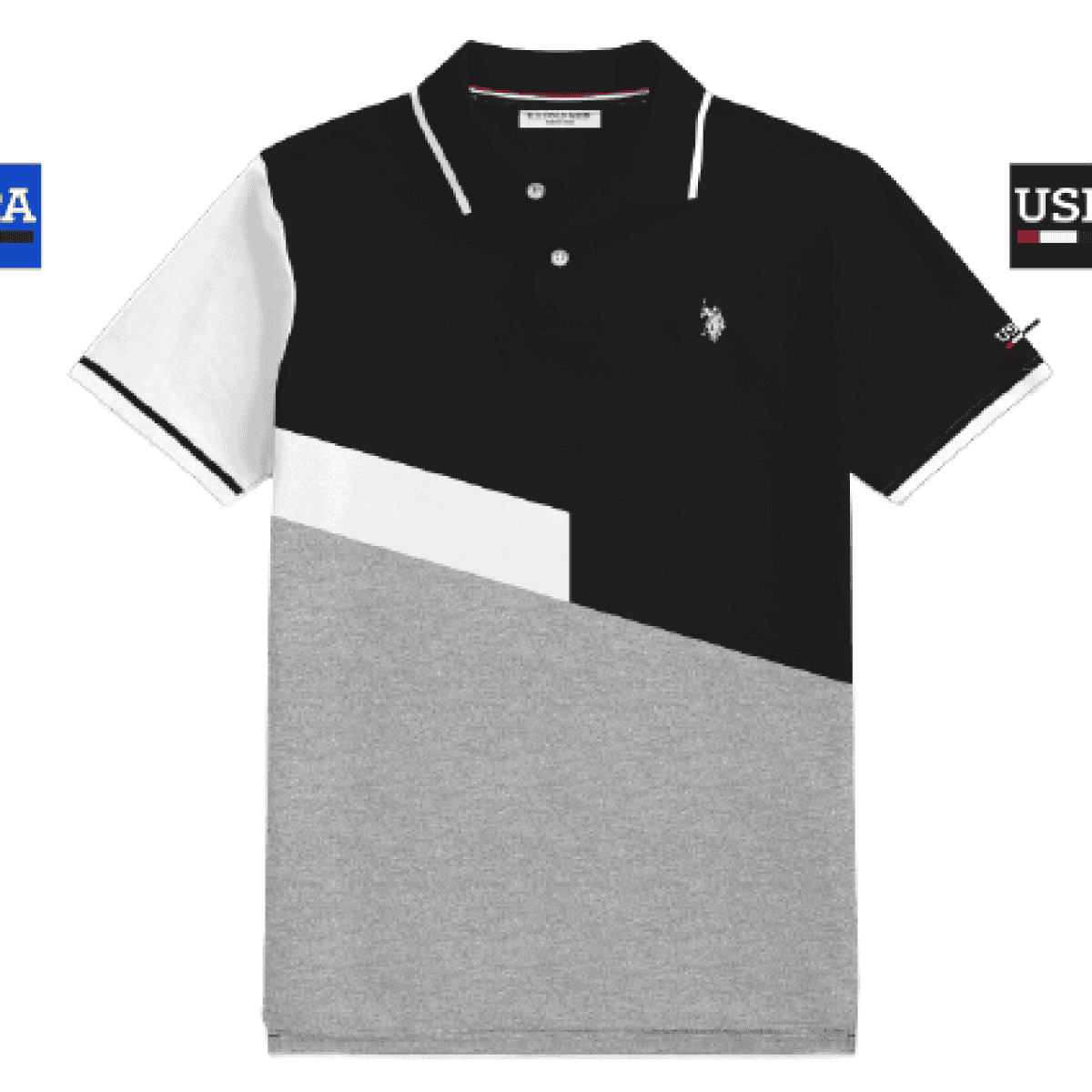 Polo Hombre Estampado Big Size www.treshop.com.co