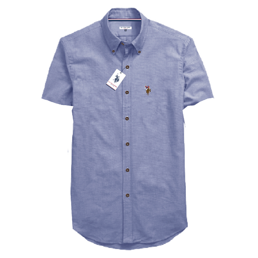 Camisa Manga Corta Hombre Unicolor