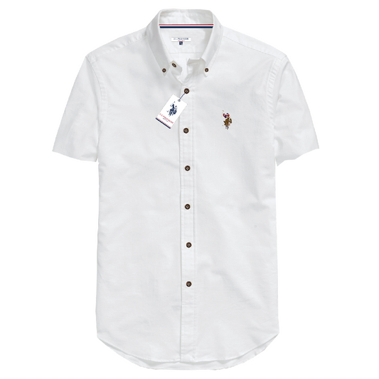 Camisa Manga Corta Hombre Unicolor