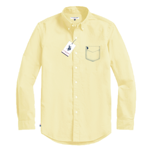 Camisa Manga Larga Hombre Unicolor