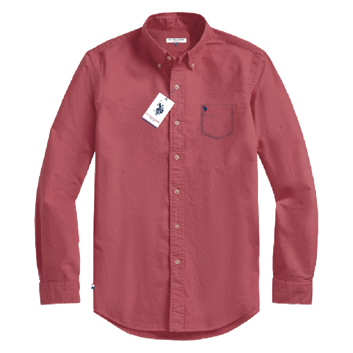 Camisa Manga Larga Hombre Unicolor