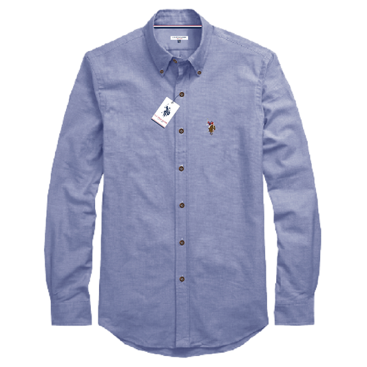 Camisa Manga Larga Hombre Unicolor