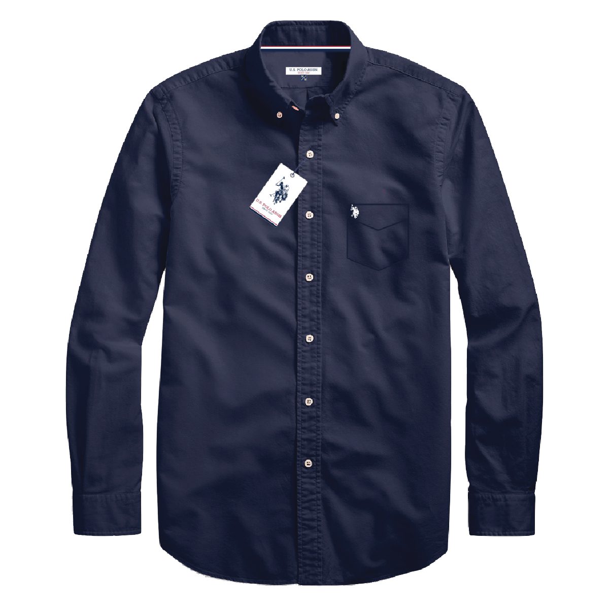 Camisa Manga Larga Hombre Unicolor